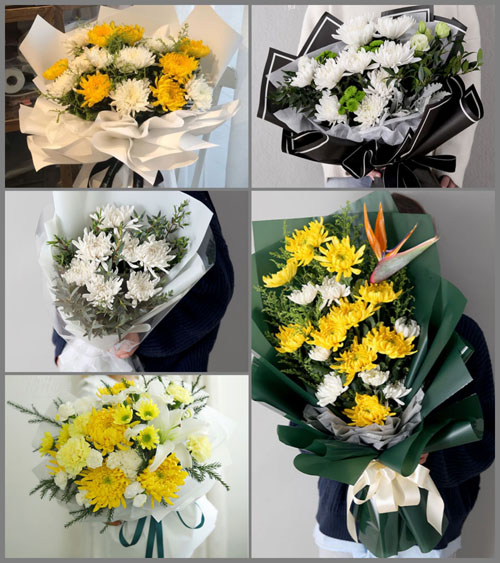 海南海口市美兰区灵山镇仲恺村白事花束代送